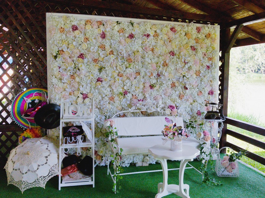 photo-corner nunta panou floral